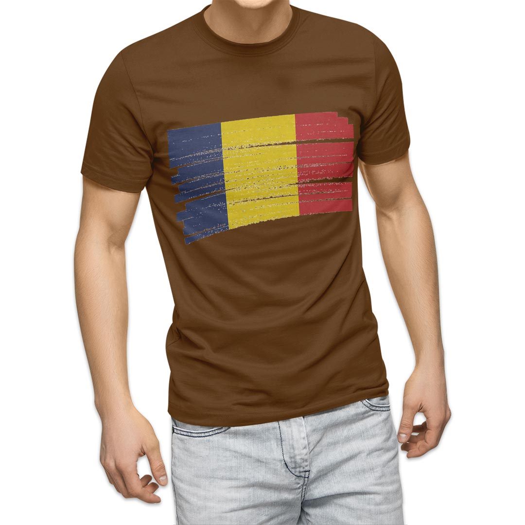 選べる20カラー tシャツ メンズ 半袖 デザイン  S M L XL 2XL 3XL T shirt 018543 国旗 romania ルーマニア｜emart｜13