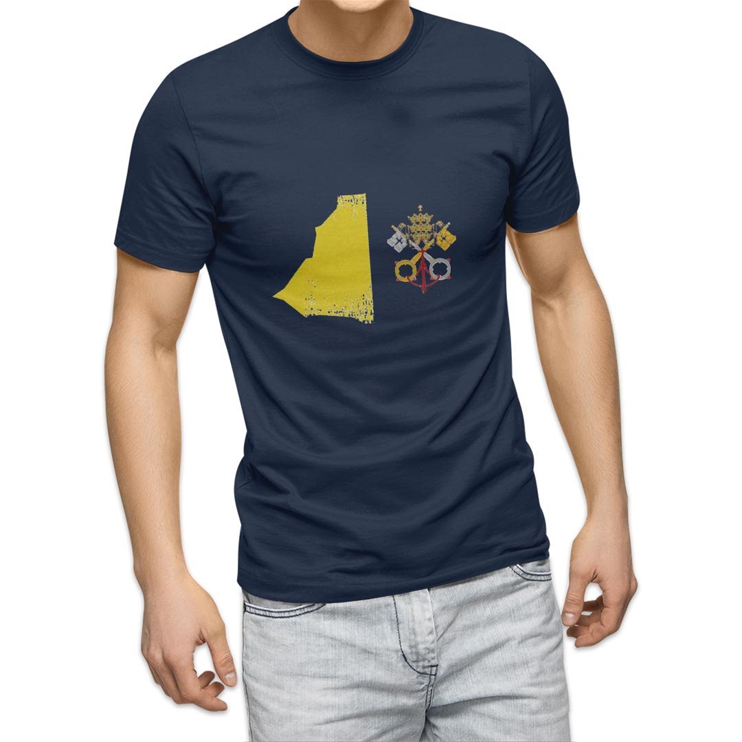 選べる20カラー tシャツ メンズ 半袖 デザイン  S M L XL 2XL 3XL T shirt 018982 国旗 vatican バチカン｜emart｜17