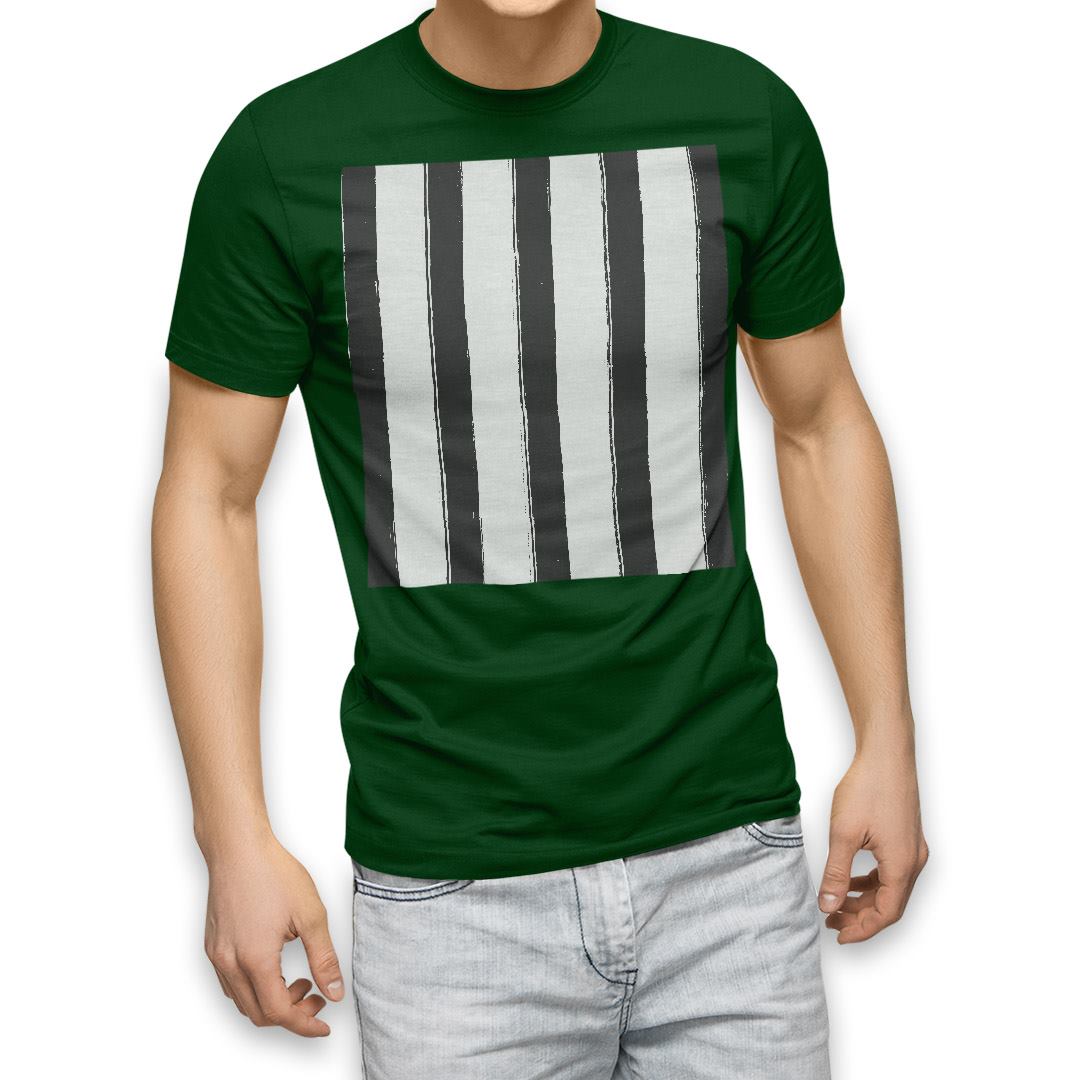 選べる20カラー tシャツ メンズ 半袖 デザイン  S M L XL 2XL 3XL T shirt 012613  ストライプ　モノトーン　白黒｜emart｜13