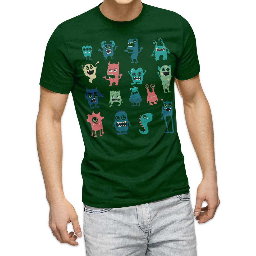 選べる20カラー tシャツ メンズ 半袖 デザイン  S M L XL 2XL 3XL T shirt 015774  おばけ　宇宙人　キャラクター　かわいい｜emart｜14