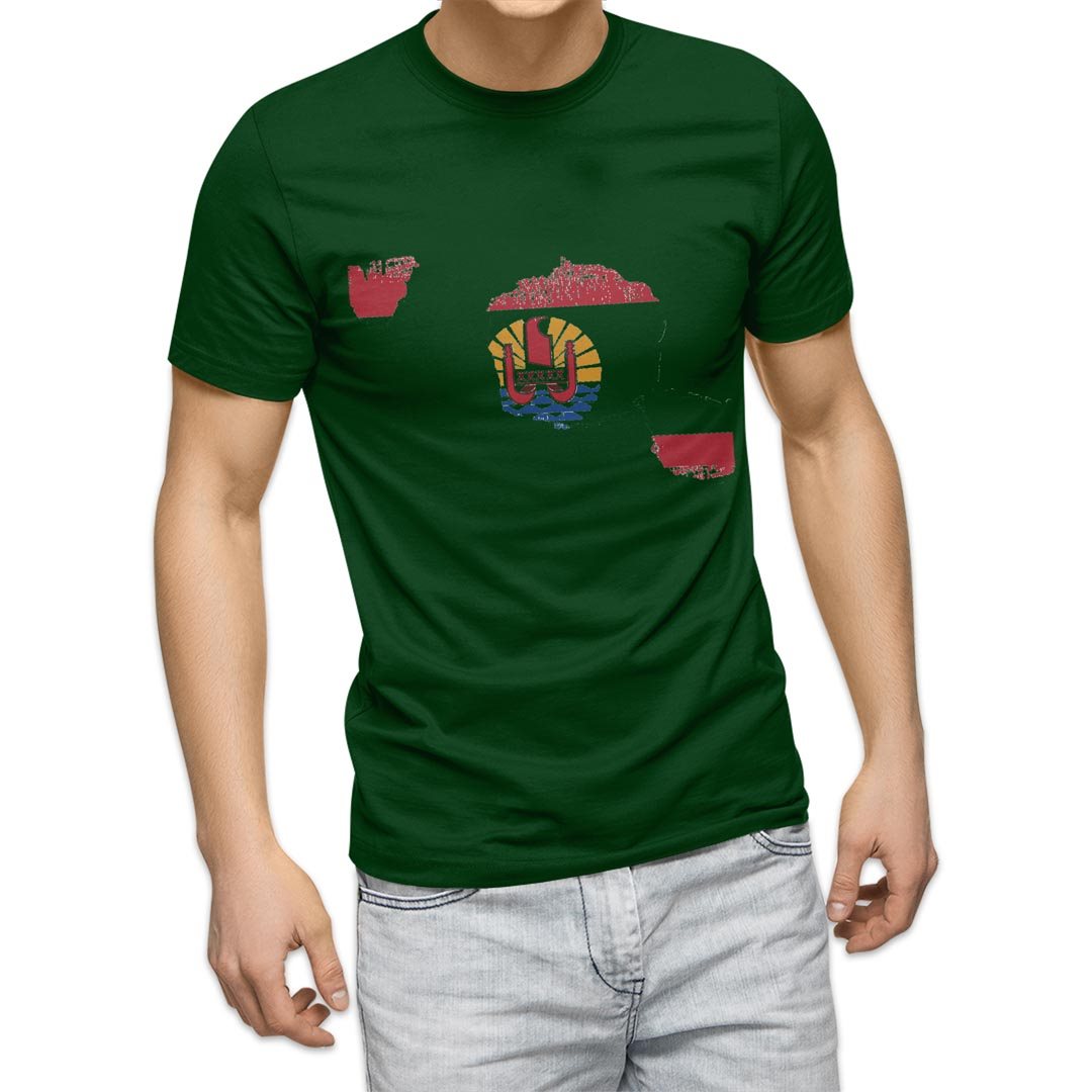 選べる20カラー tシャツ メンズ 半袖 デザイン  S M L XL 2XL 3XL T shirt 018829 国旗 french_polynesia フランス領ポリネシア｜emart｜14