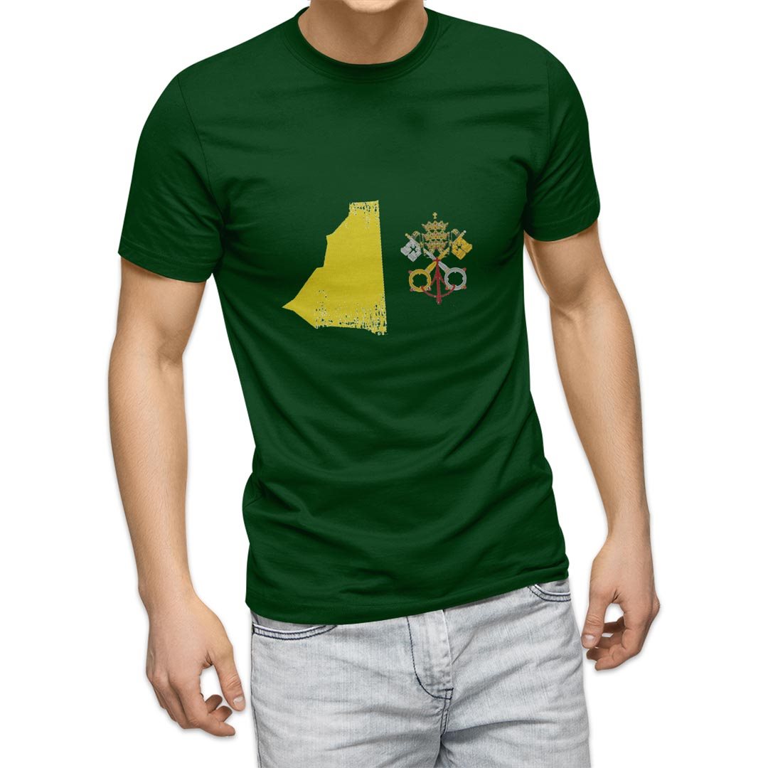 選べる20カラー tシャツ メンズ 半袖 デザイン  S M L XL 2XL 3XL T shirt 018982 国旗 vatican バチカン｜emart｜14