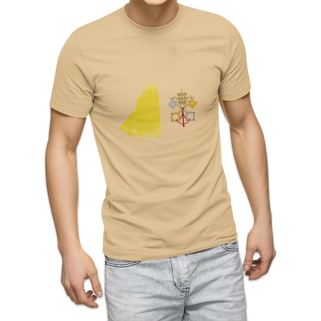 選べる20カラー tシャツ メンズ 半袖 デザイン  S M L XL 2XL 3XL T shirt 018982 国旗 vatican バチカン｜emart｜05