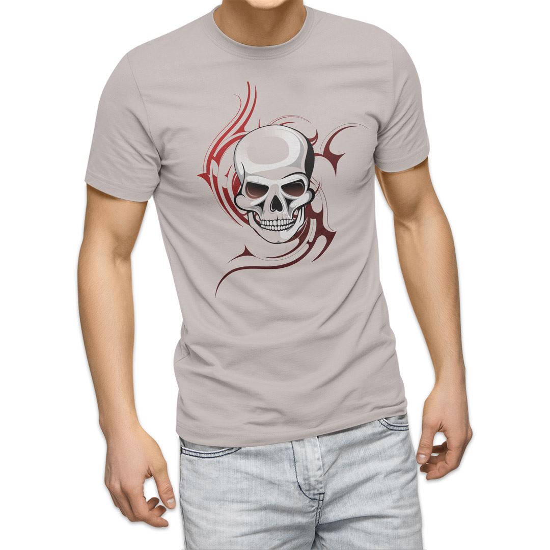選べる20カラー tシャツ メンズ 半袖 デザイン  S M L XL 2XL 3XL T shirt 002955  ドクロ　骸骨｜emart｜03