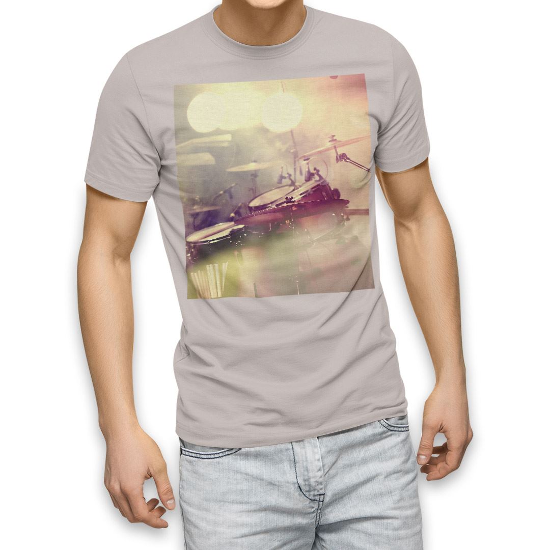 選べる20カラー tシャツ メンズ 半袖 デザイン  S M L XL 2XL 3XL T shirt 011443  ドラム　音楽　バンド｜emart｜03