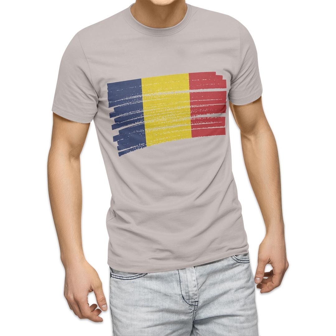 選べる20カラー tシャツ メンズ 半袖 デザイン  S M L XL 2XL 3XL T shirt 018543 国旗 romania ルーマニア｜emart｜03