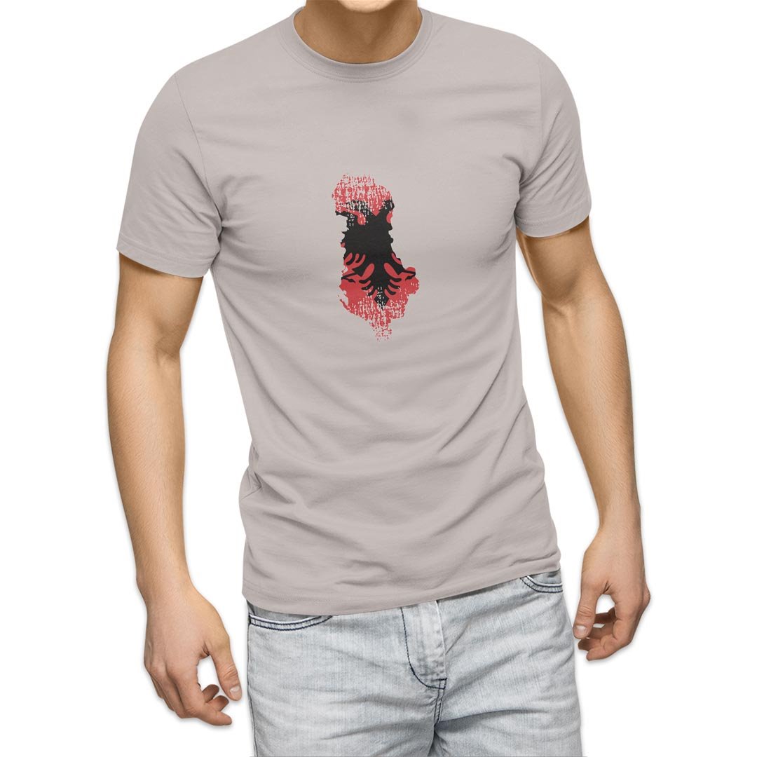 選べる20カラー tシャツ メンズ 半袖 デザイン  S M L XL 2XL 3XL T shirt 018755 国旗 albania アルバニア｜emart｜03
