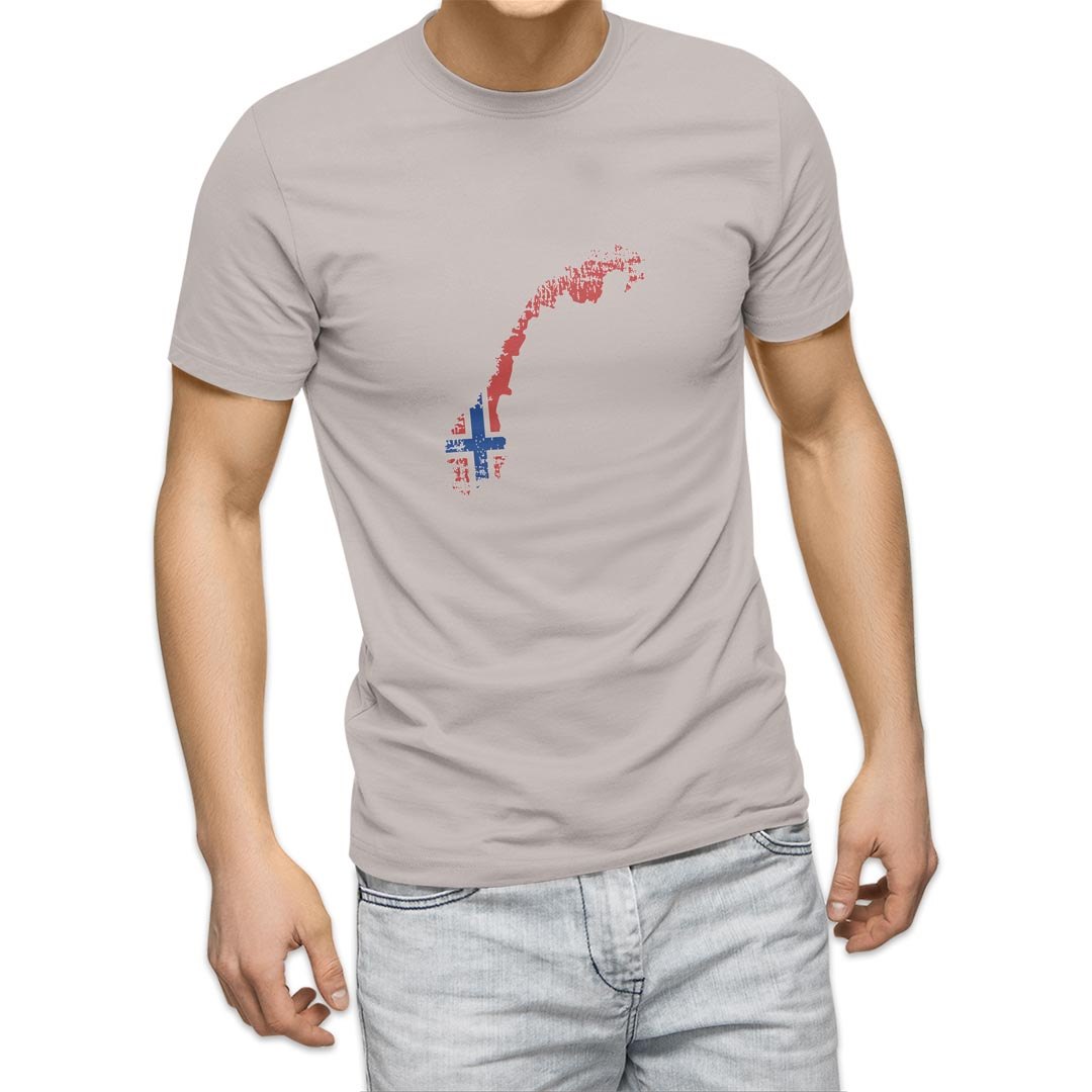 選べる20カラー tシャツ メンズ 半袖 デザイン  S M L XL 2XL 3XL T shirt 018910 国旗 norway ノルウェー｜emart｜03