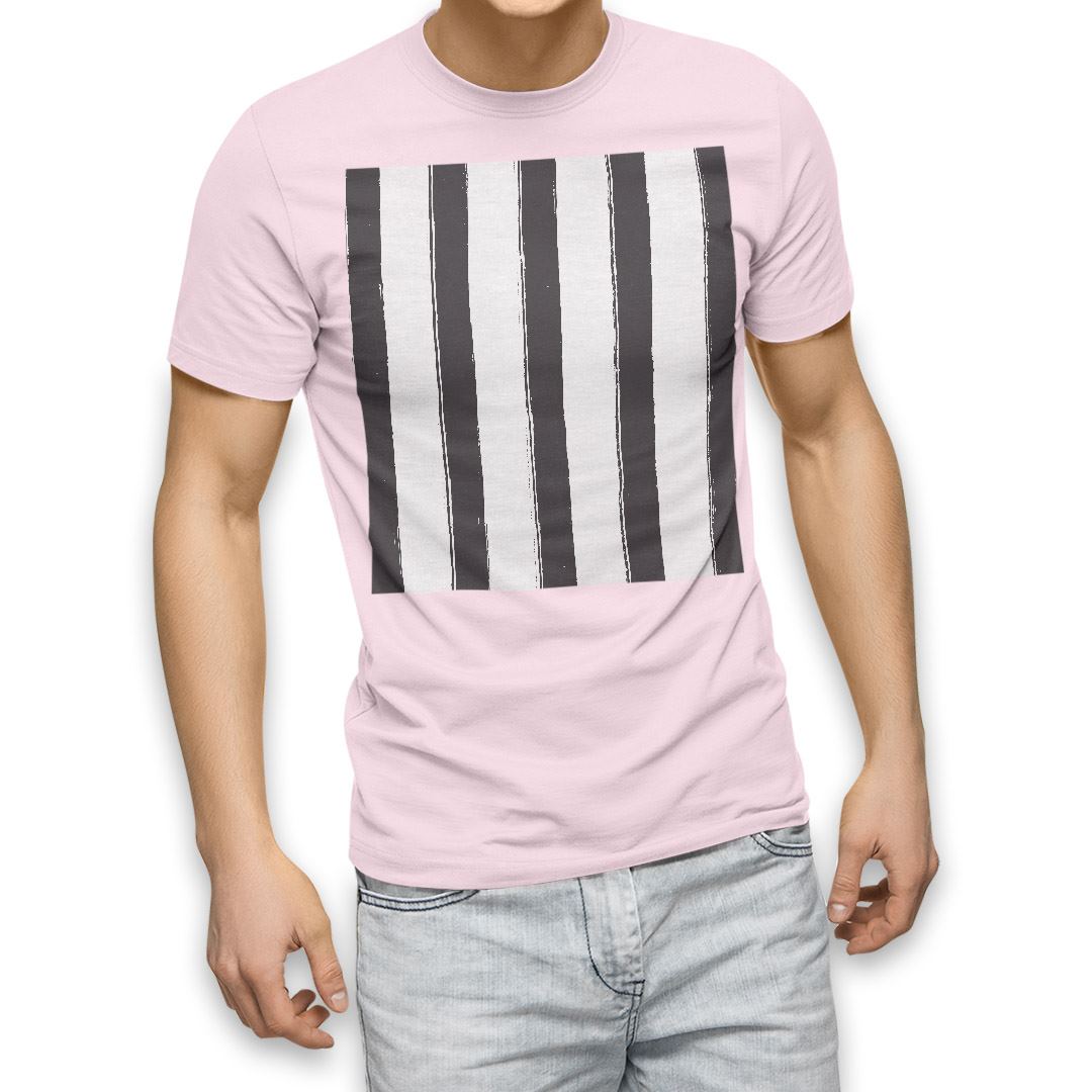 選べる20カラー tシャツ メンズ 半袖 デザイン  S M L XL 2XL 3XL T shirt 012613  ストライプ　モノトーン　白黒｜emart｜08