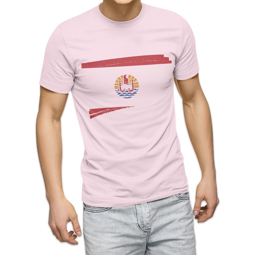選べる20カラー tシャツ メンズ 半袖 デザイン  S M L XL 2XL 3XL T shirt 018450 国旗 french-polynesia フランス領ポリネシア｜emart｜09