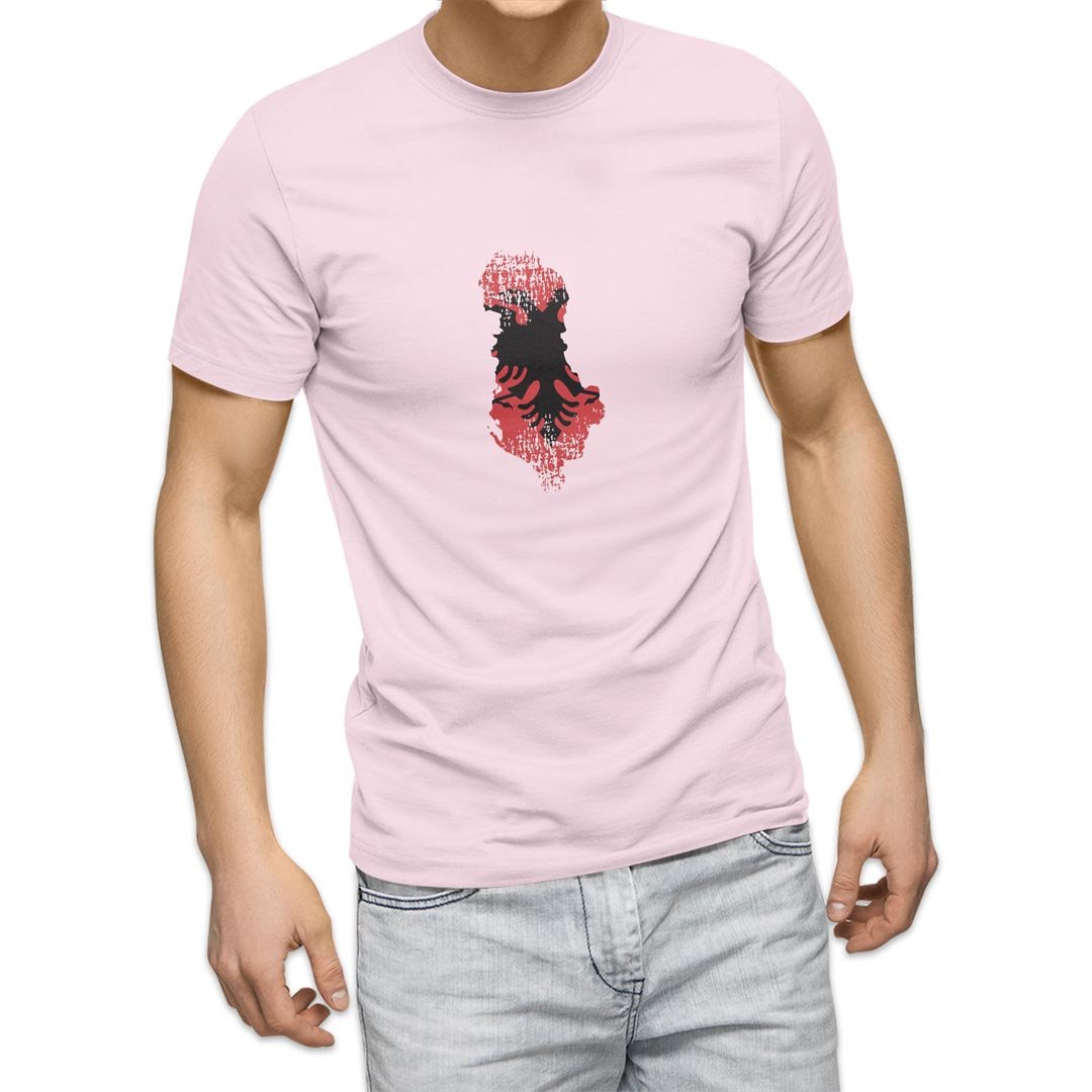 選べる20カラー tシャツ メンズ 半袖 デザイン  S M L XL 2XL 3XL T shirt 018755 国旗 albania アルバニア｜emart｜09