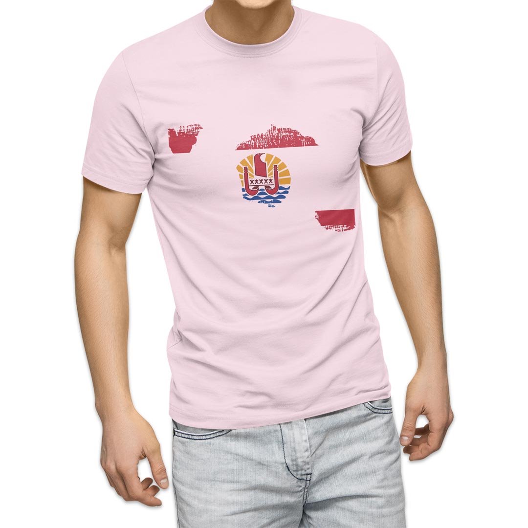 選べる20カラー tシャツ メンズ 半袖 デザイン  S M L XL 2XL 3XL T shirt 018829 国旗 french_polynesia フランス領ポリネシア｜emart｜09