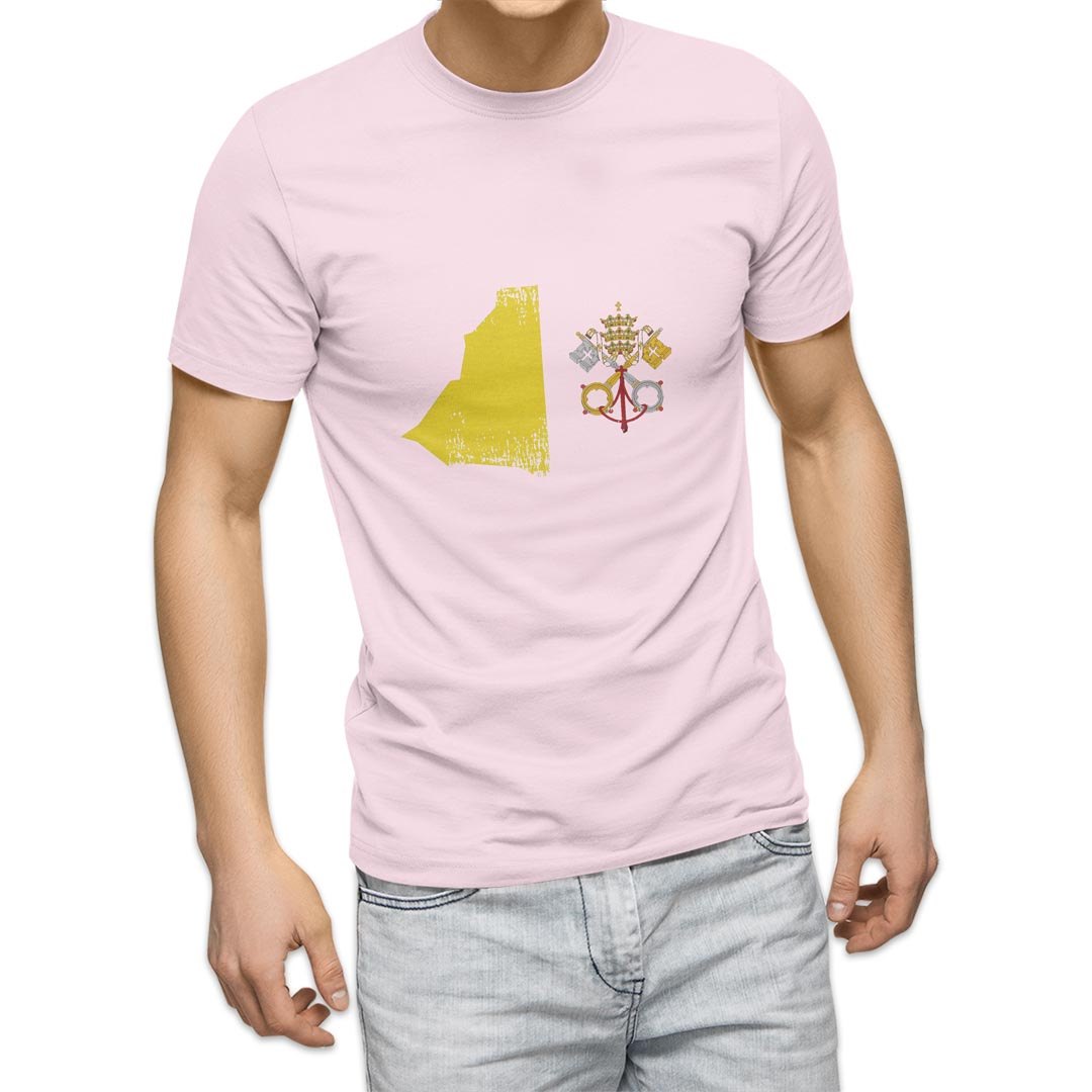 選べる20カラー tシャツ メンズ 半袖 デザイン  S M L XL 2XL 3XL T shirt 018982 国旗 vatican バチカン｜emart｜09