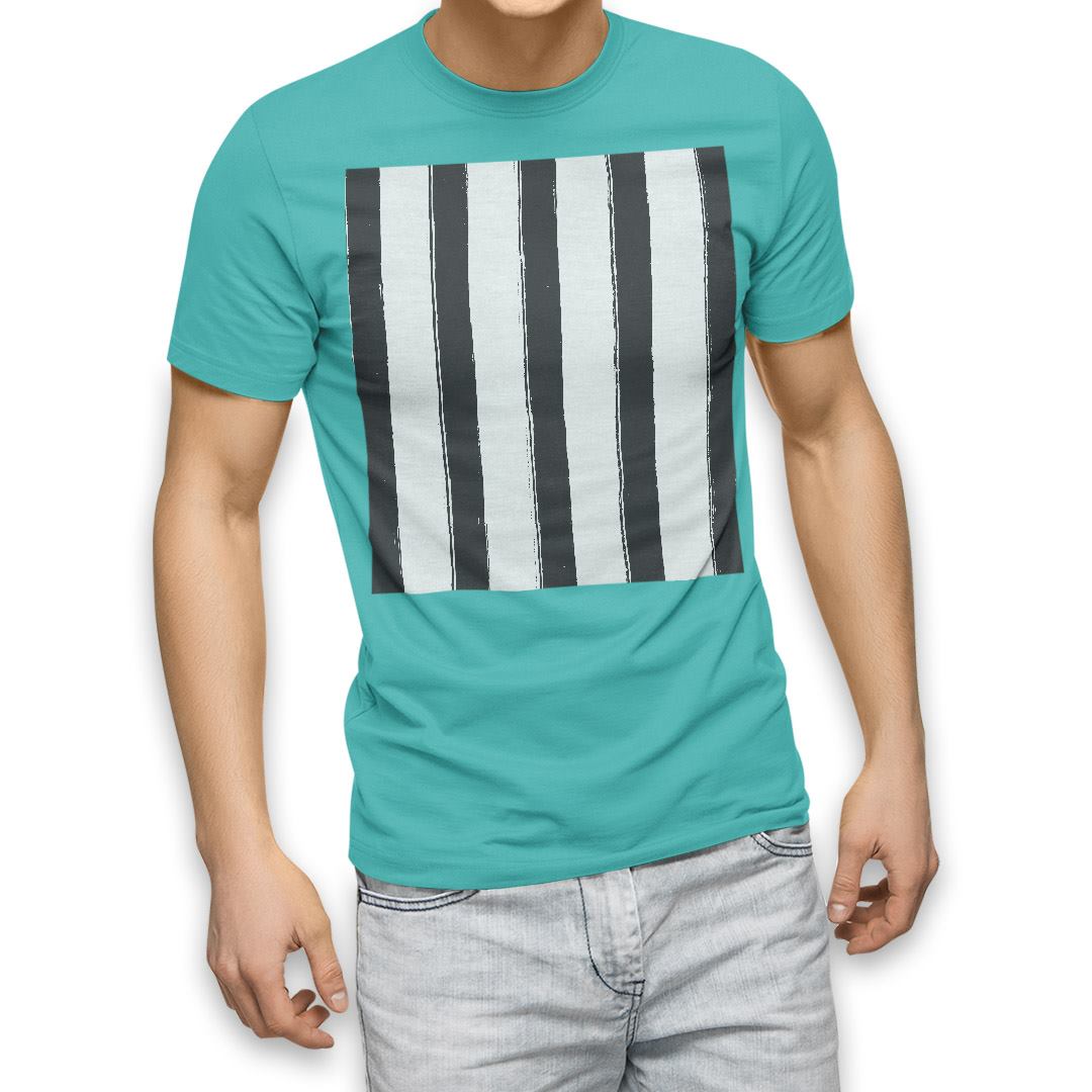 選べる20カラー tシャツ メンズ 半袖 デザイン  S M L XL 2XL 3XL T shirt 012613  ストライプ　モノトーン　白黒｜emart｜20