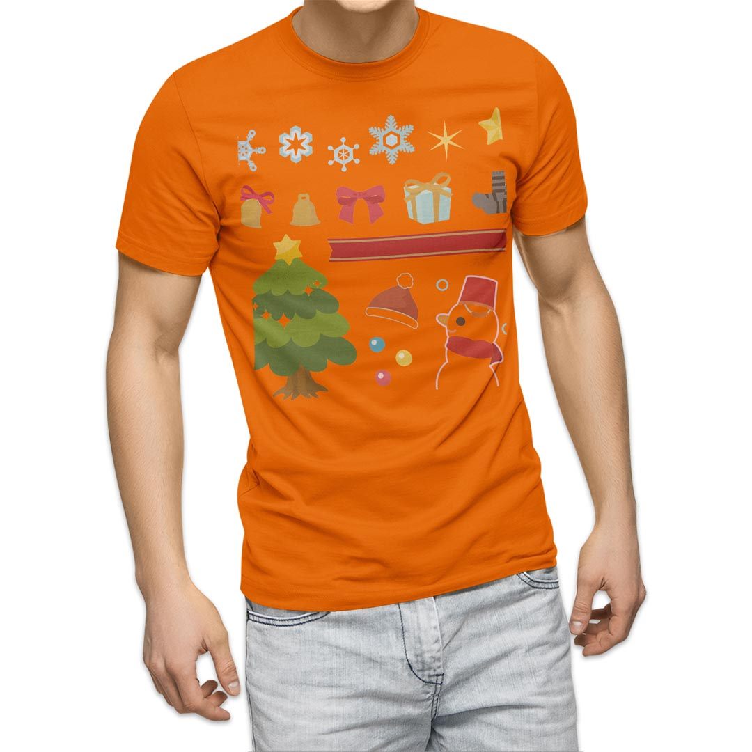 選べる20カラー tシャツ メンズ 半袖 デザイン  S M L XL 2XL 3XL T shirt 009252  クリスマス　スノーマン　冬｜emart｜08
