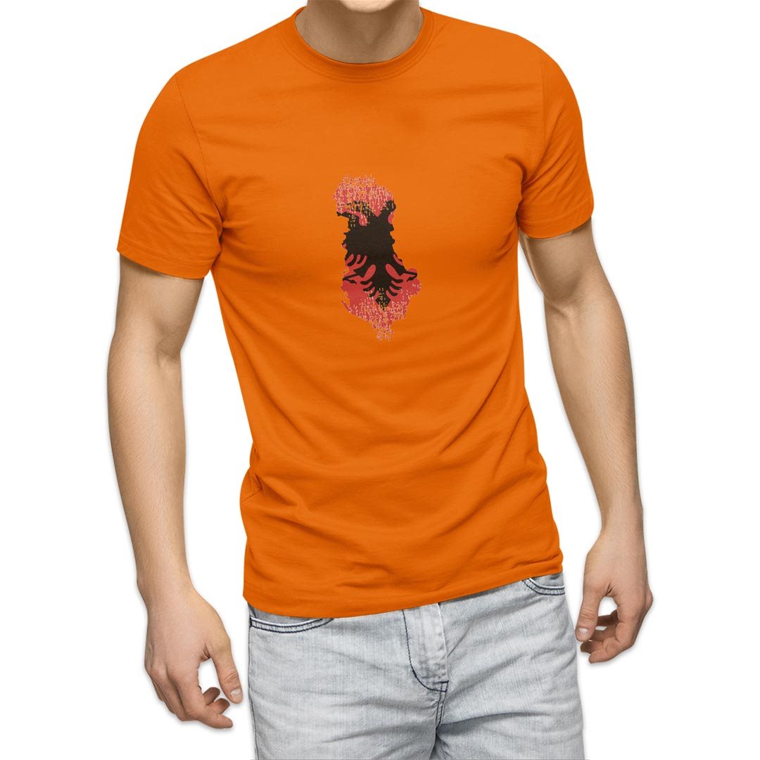 選べる20カラー tシャツ メンズ 半袖 デザイン  S M L XL 2XL 3XL T shirt 018755 国旗 albania アルバニア｜emart｜08