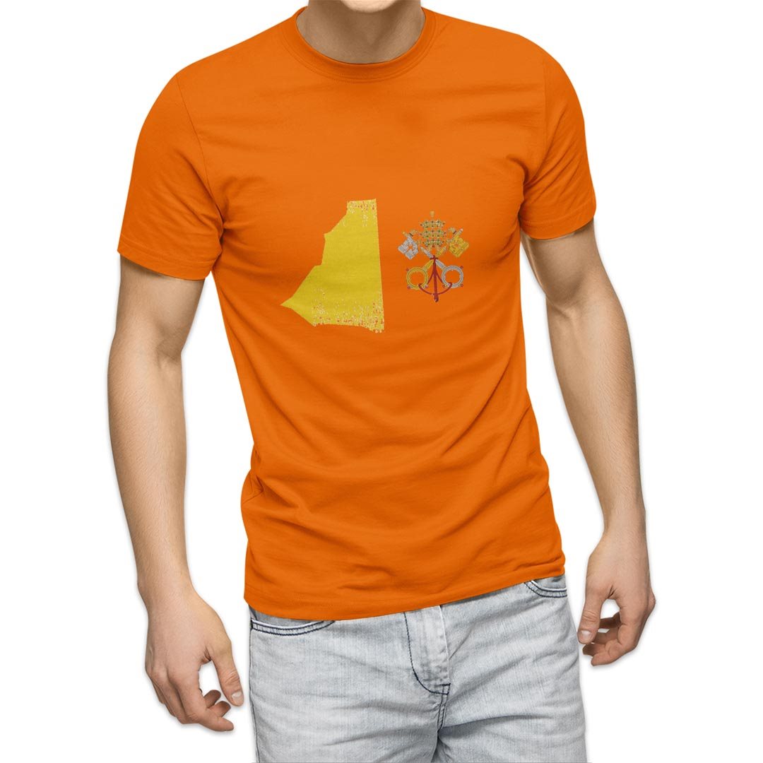 選べる20カラー tシャツ メンズ 半袖 デザイン  S M L XL 2XL 3XL T shirt 018982 国旗 vatican バチカン｜emart｜08