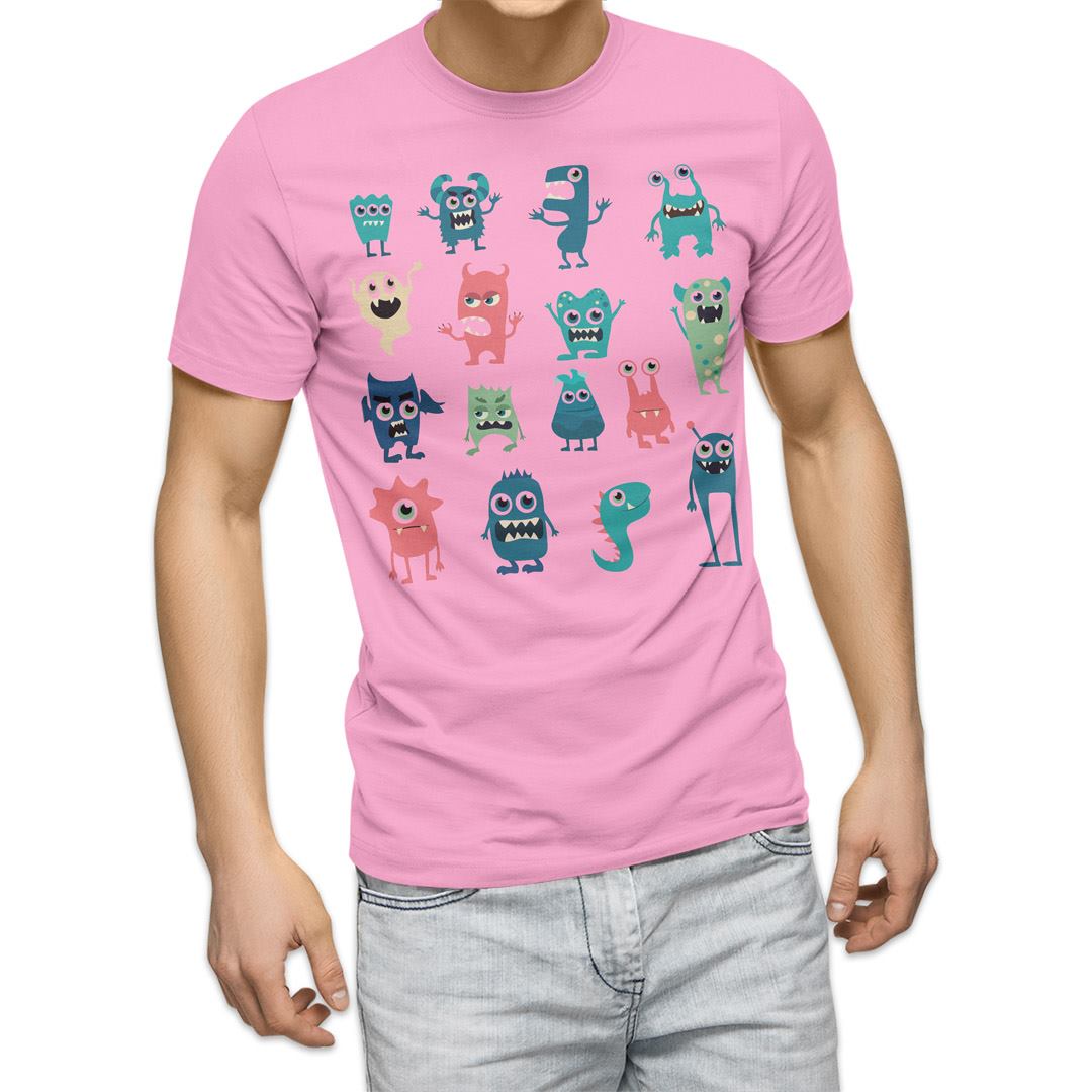 選べる20カラー tシャツ メンズ 半袖 デザイン  S M L XL 2XL 3XL T shirt 015774  おばけ　宇宙人　キャラクター　かわいい｜emart｜11