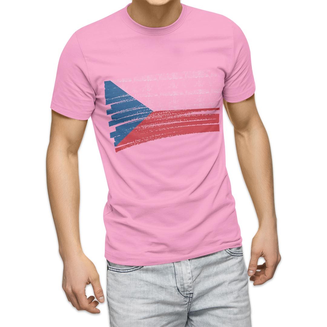 選べる20カラー tシャツ メンズ 半袖 デザイン  S M L XL 2XL 3XL T shirt 018428 国旗 czech-republic チェコ共和国｜emart｜11