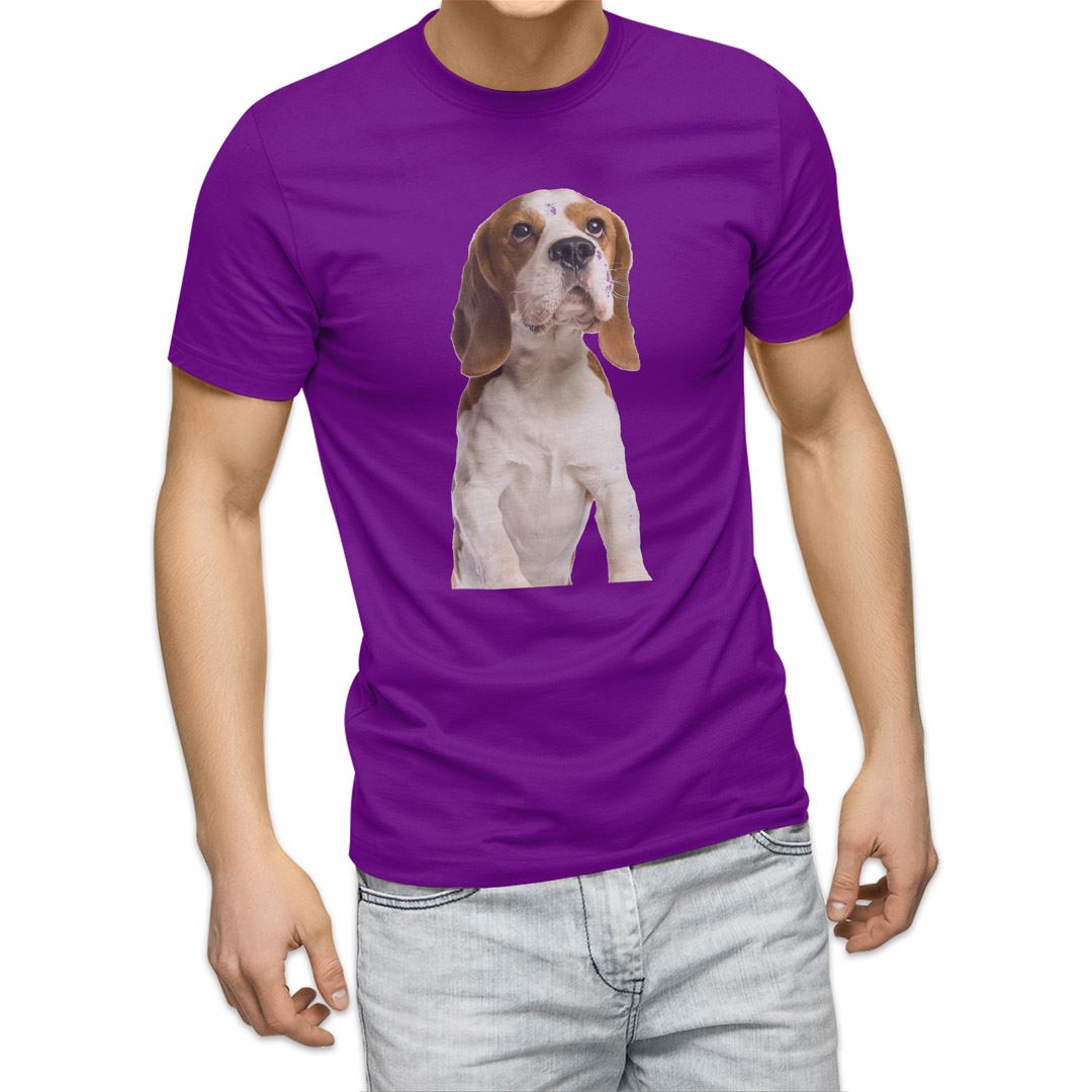 選べる20カラー tシャツ メンズ 半袖 デザイン  S M L XL 2XL 3XL T shirt 001147  犬　ビーグル｜emart｜20
