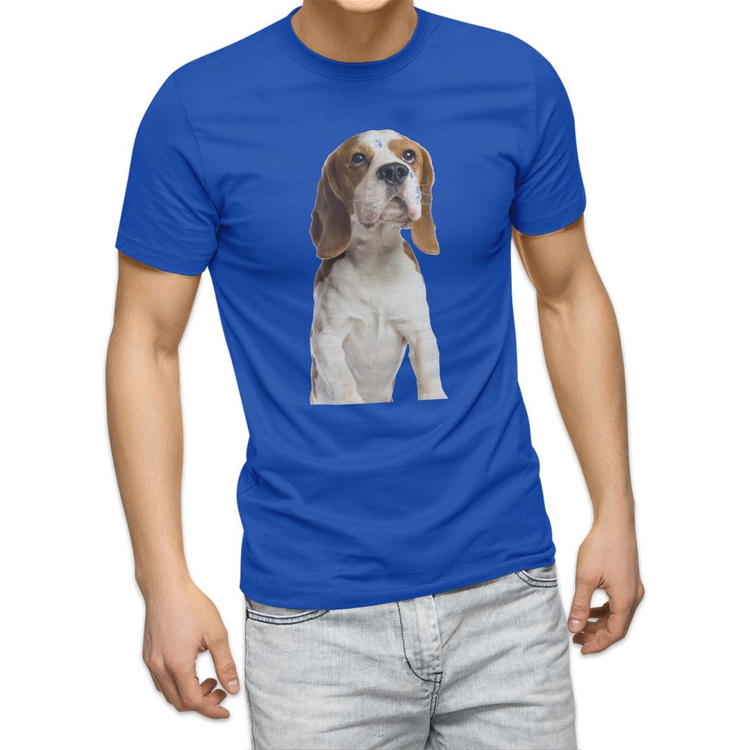 選べる20カラー tシャツ メンズ 半袖 デザイン  S M L XL 2XL 3XL T shirt 001147  犬　ビーグル｜emart｜16