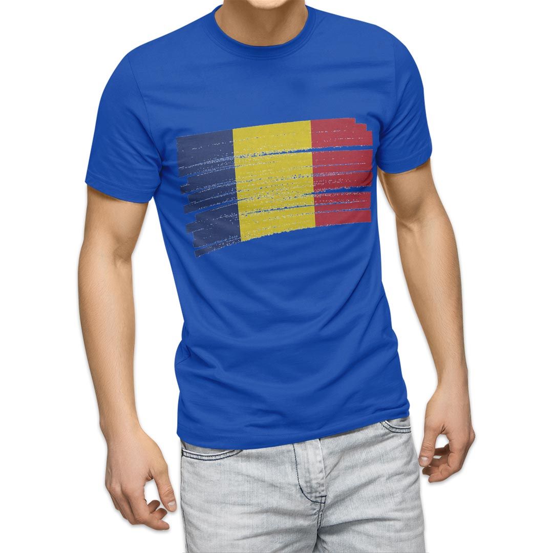 選べる20カラー tシャツ メンズ 半袖 デザイン  S M L XL 2XL 3XL T shirt 018543 国旗 romania ルーマニア｜emart｜16