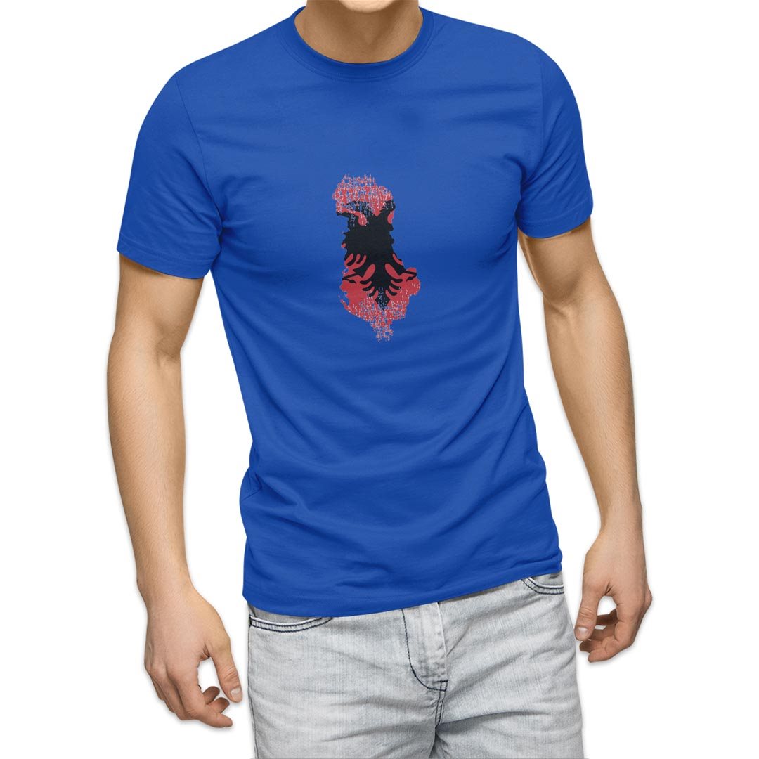 選べる20カラー tシャツ メンズ 半袖 デザイン  S M L XL 2XL 3XL T shirt 018755 国旗 albania アルバニア｜emart｜16