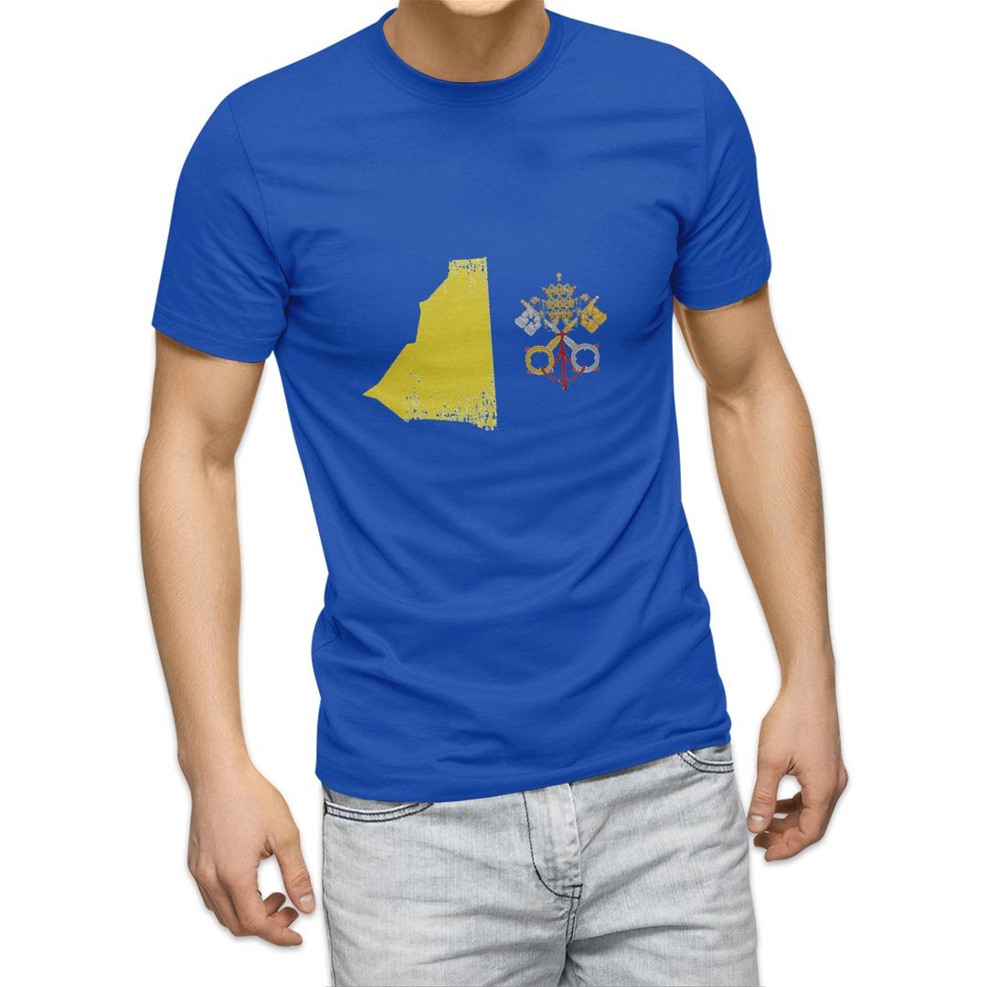 選べる20カラー tシャツ メンズ 半袖 デザイン  S M L XL 2XL 3XL T shirt 018982 国旗 vatican バチカン｜emart｜16