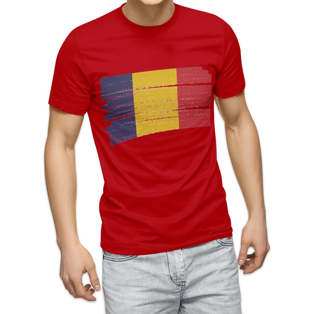 選べる20カラー tシャツ メンズ 半袖 デザイン  S M L XL 2XL 3XL T shirt 018543 国旗 romania ルーマニア｜emart｜12