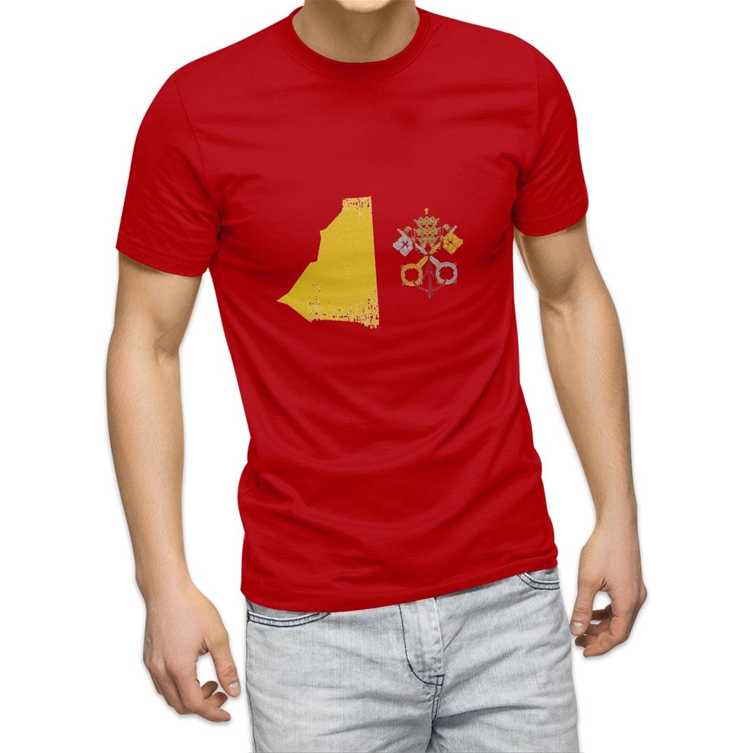 選べる20カラー tシャツ メンズ 半袖 デザイン  S M L XL 2XL 3XL T shirt 018982 国旗 vatican バチカン｜emart｜12
