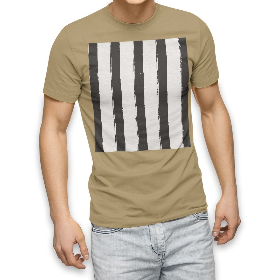選べる20カラー tシャツ メンズ 半袖 デザイン  S M L XL 2XL 3XL T shirt 012613  ストライプ　モノトーン　白黒｜emart｜06
