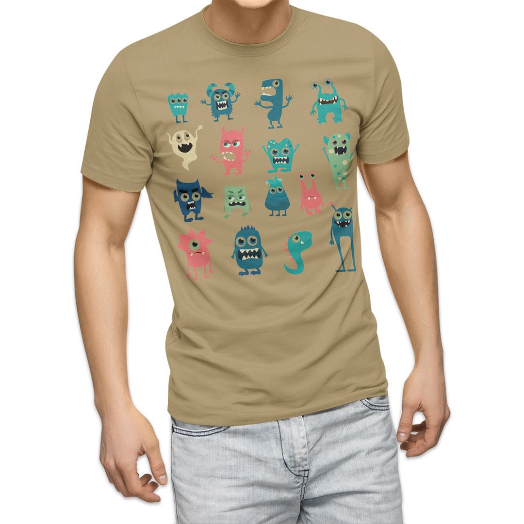 選べる20カラー tシャツ メンズ 半袖 デザイン  S M L XL 2XL 3XL T shirt 015774  おばけ　宇宙人　キャラクター　かわいい｜emart｜06