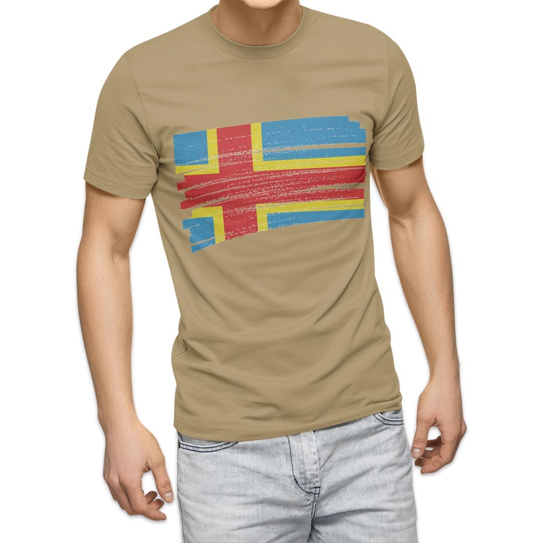 選べる20カラー tシャツ メンズ 半袖 デザイン  S M L XL 2XL 3XL T shirt 018378 国旗 aland-islands オーランド諸島｜emart｜06