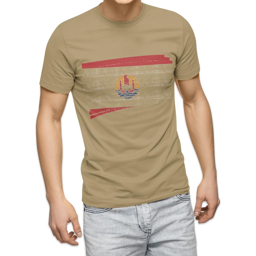 選べる20カラー tシャツ メンズ 半袖 デザイン  S M L XL 2XL 3XL T shirt 018450 国旗 french-polynesia フランス領ポリネシア｜emart｜06