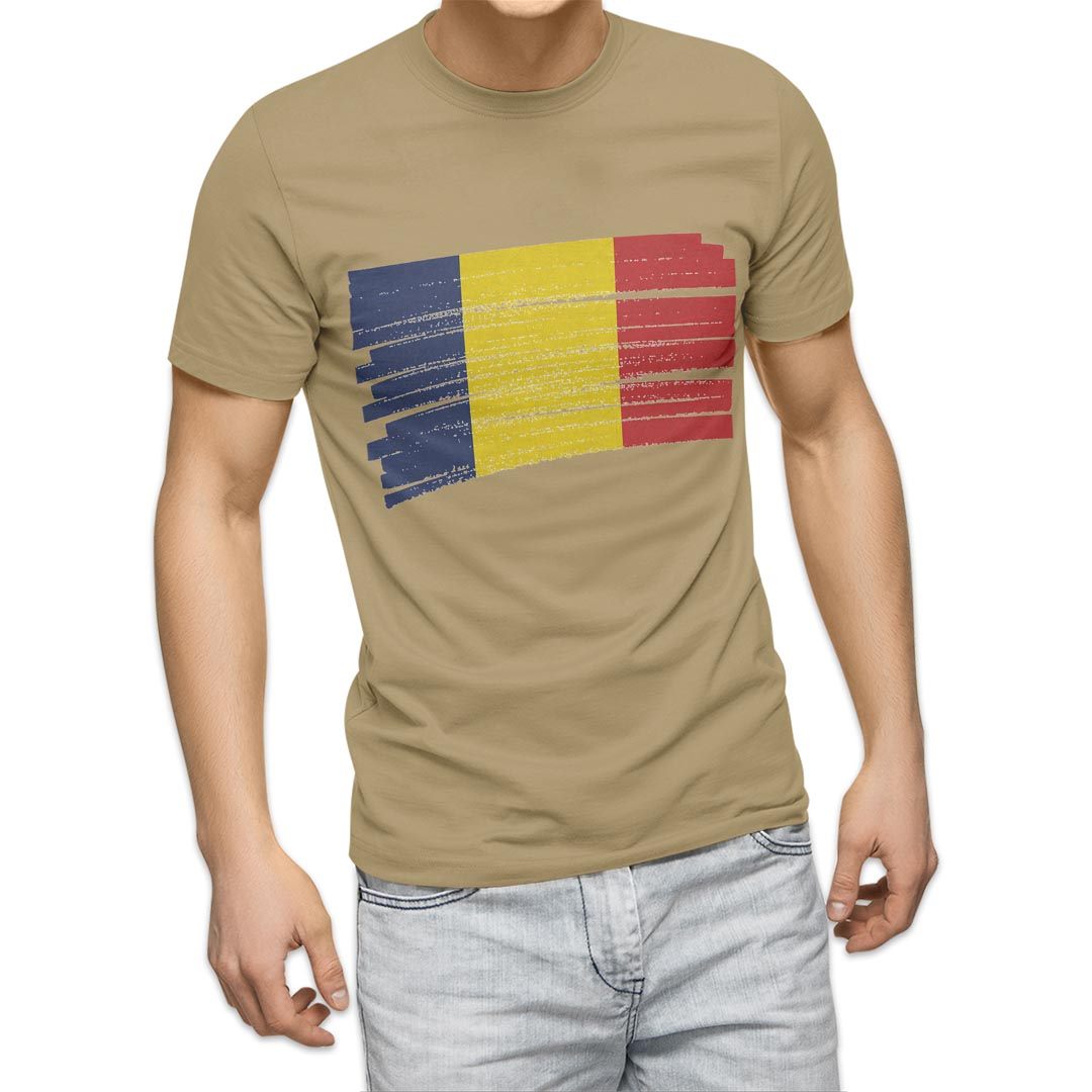 選べる20カラー tシャツ メンズ 半袖 デザイン  S M L XL 2XL 3XL T shirt 018543 国旗 romania ルーマニア｜emart｜06