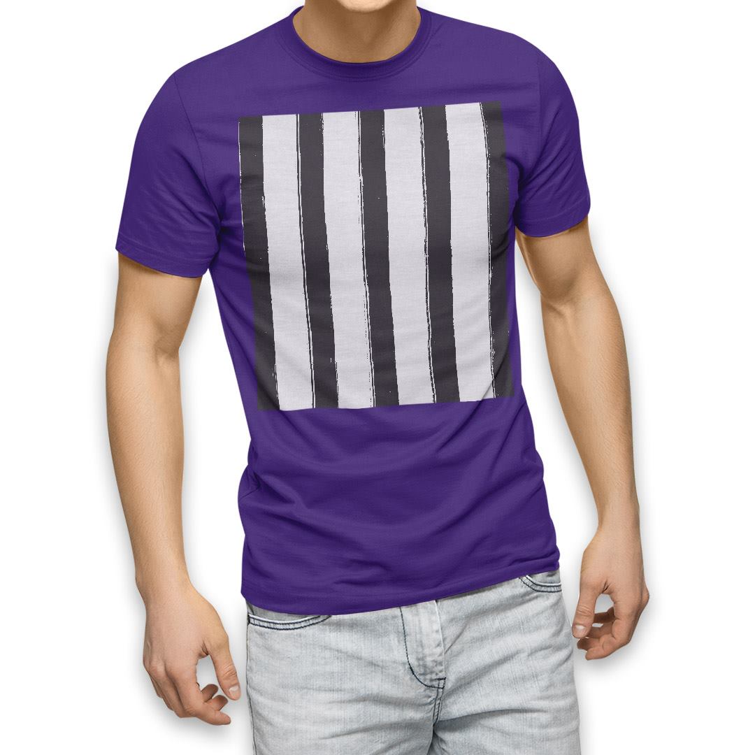 選べる20カラー tシャツ メンズ 半袖 デザイン  S M L XL 2XL 3XL T shirt 012613  ストライプ　モノトーン　白黒｜emart｜18