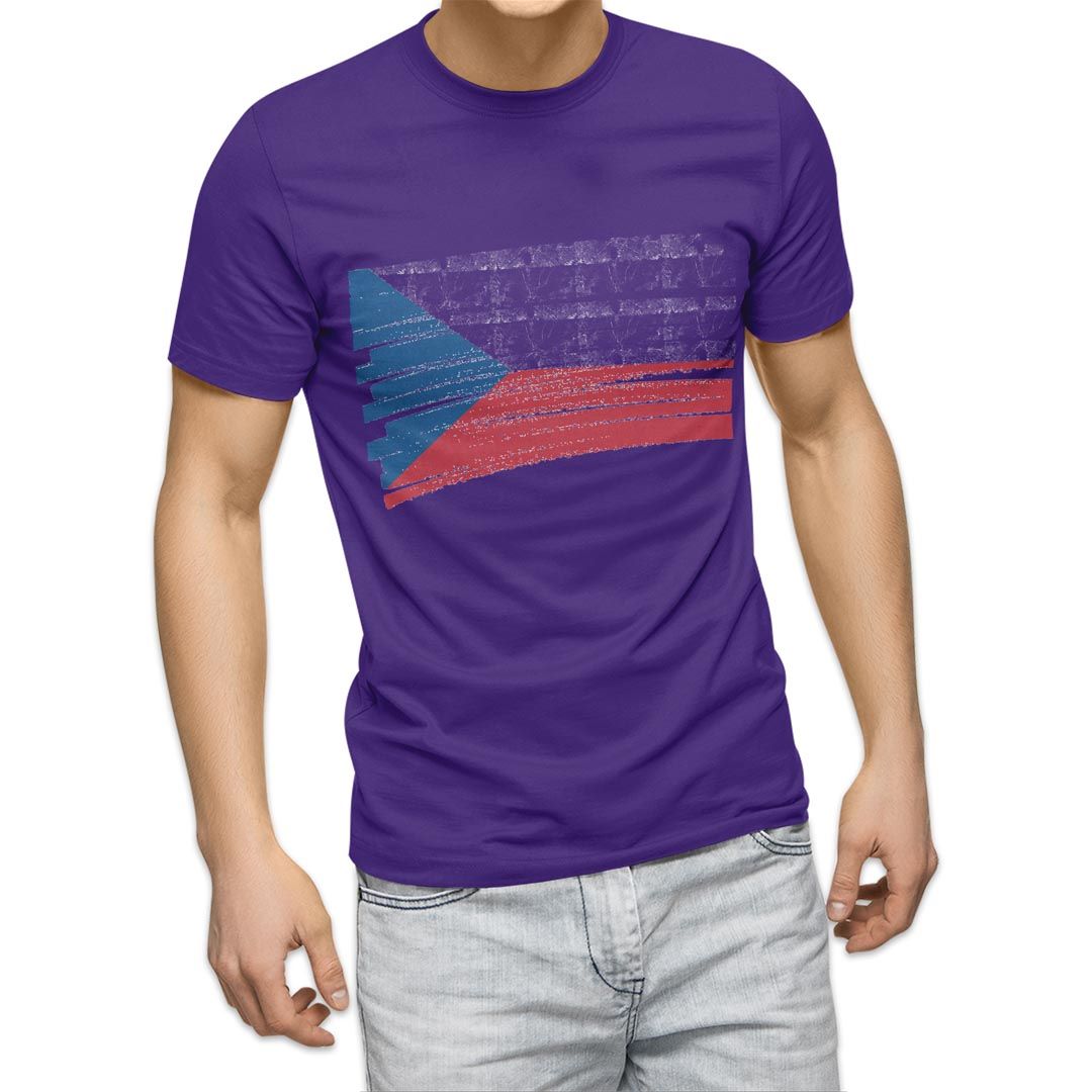 選べる20カラー tシャツ メンズ 半袖 デザイン  S M L XL 2XL 3XL T shirt 018428 国旗 czech-republic チェコ共和国｜emart｜19