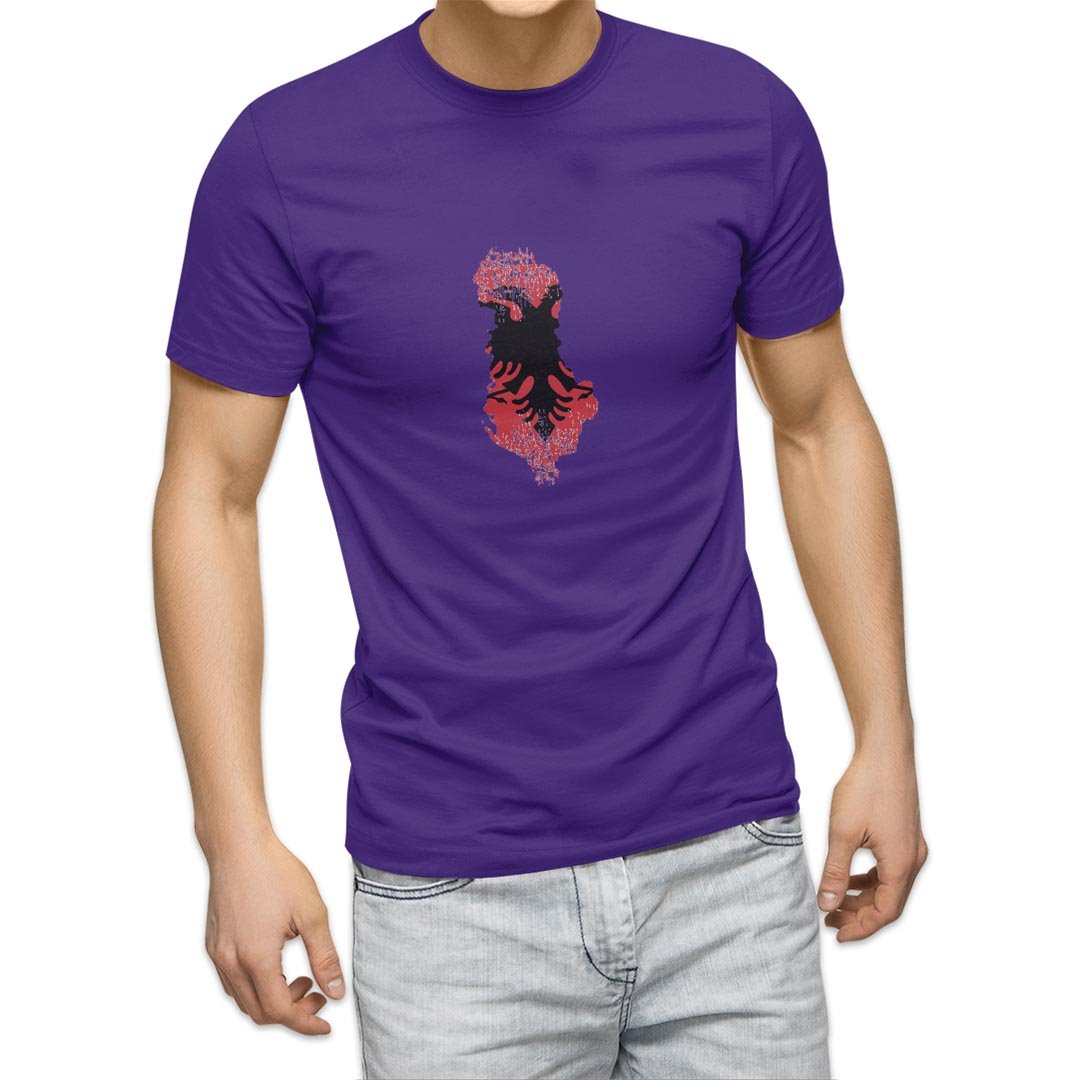 選べる20カラー tシャツ メンズ 半袖 デザイン  S M L XL 2XL 3XL T shirt 018755 国旗 albania アルバニア｜emart｜19