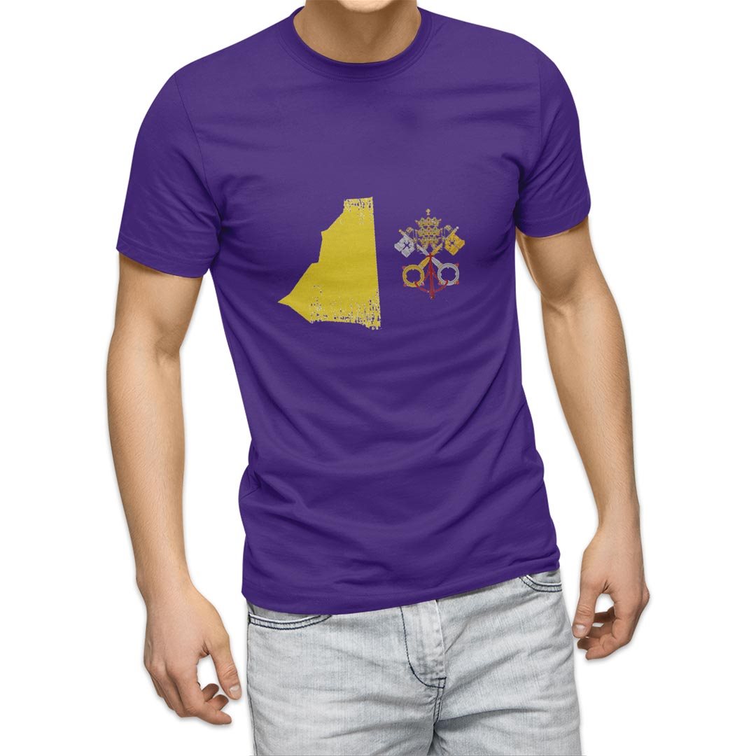 選べる20カラー tシャツ メンズ 半袖 デザイン  S M L XL 2XL 3XL T shirt 018982 国旗 vatican バチカン｜emart｜19
