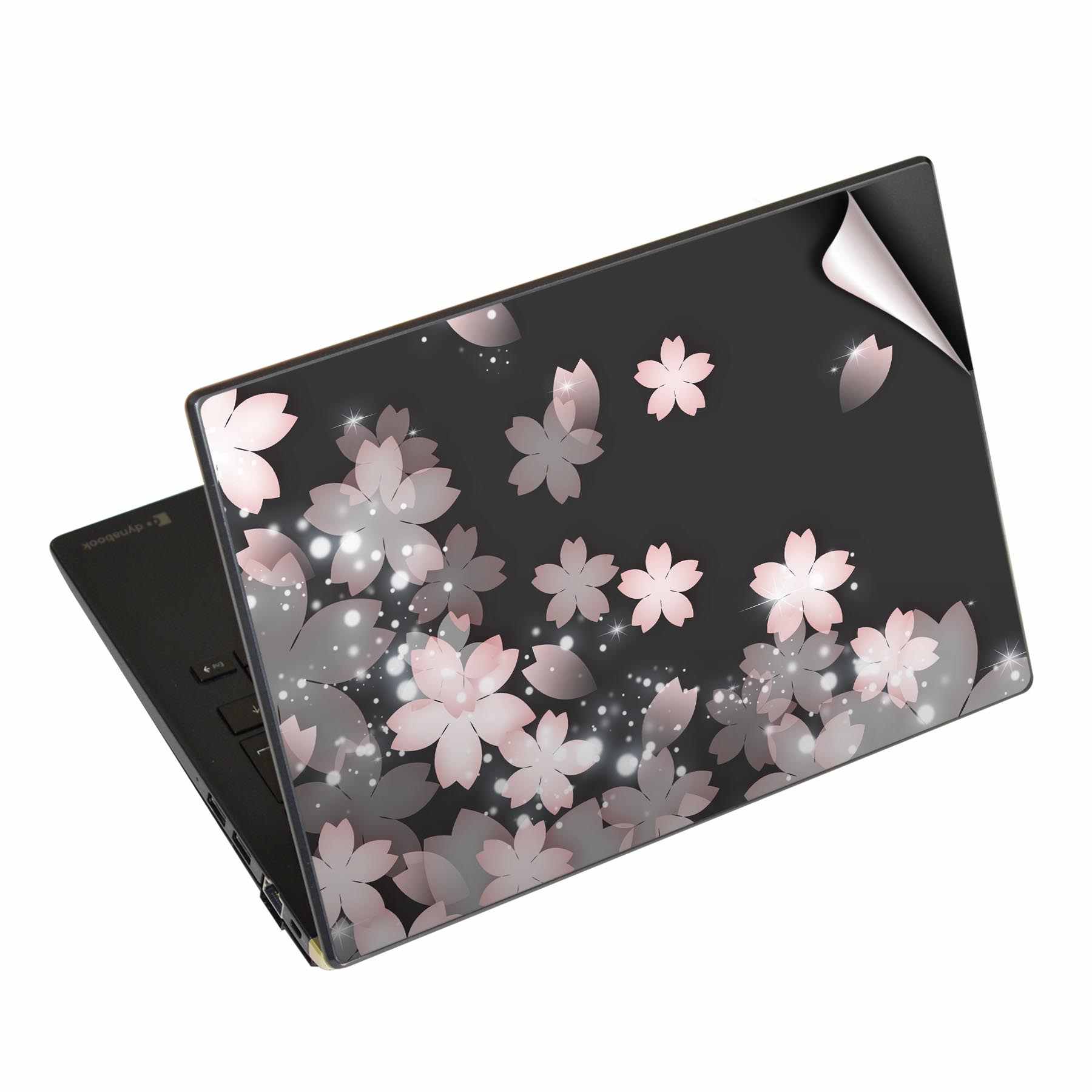 ノートパソコン スキンシール 17インチまで対応 汎用ステッカー 2枚