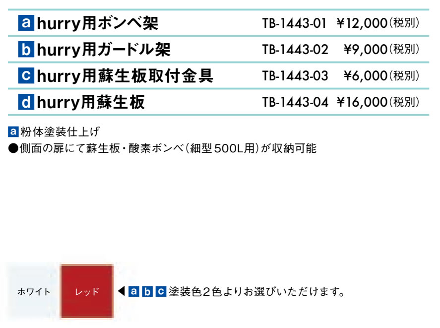 ｈｕｒｒｙ用蘇生板仕様