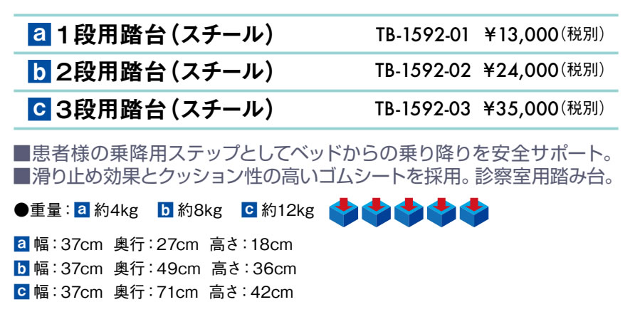 １段用踏台（スチール）仕様