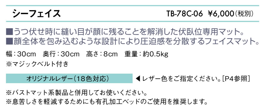 シーフェイス仕様