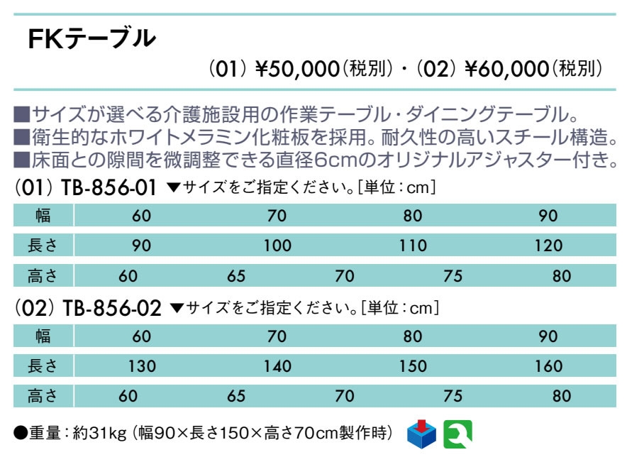 FKテーブル(01)仕様