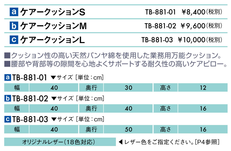 ケアークッションＬ仕様