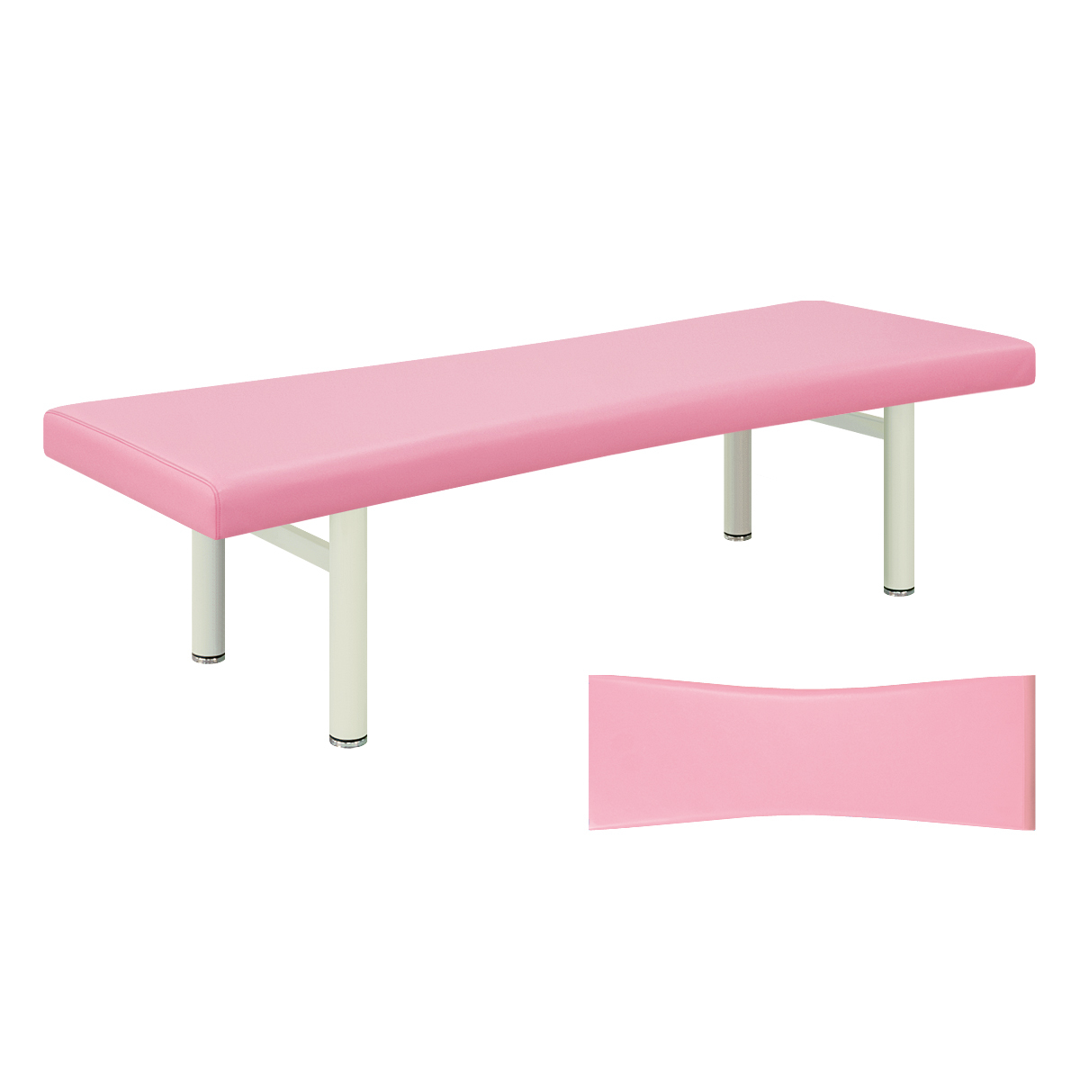 りんごラインが特徴のマッサージベッド