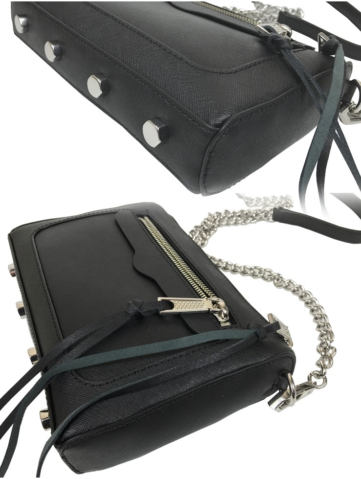 REBECCA MINKOFF 本革 レザー ファスナー 2Way ショルダー