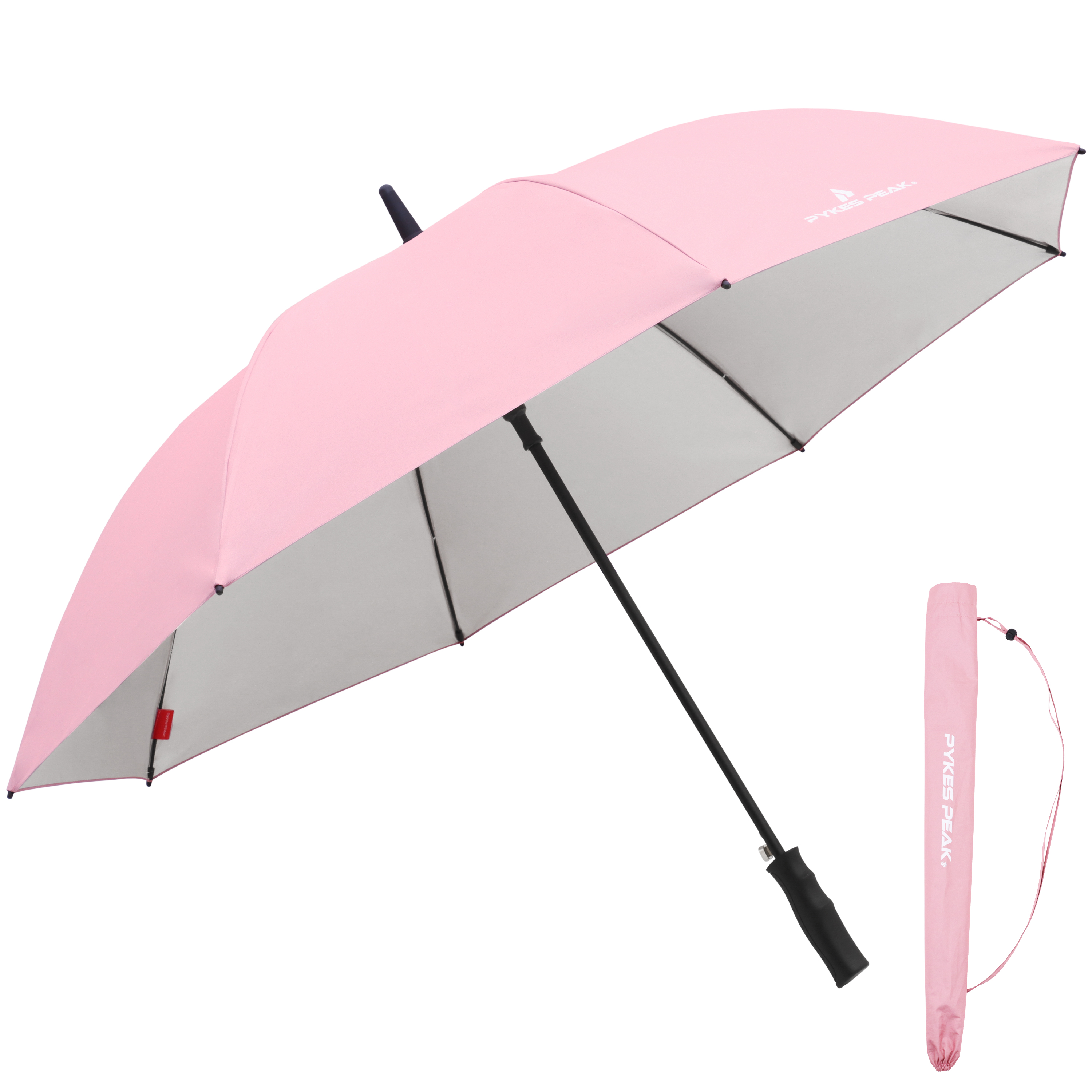 日傘 ゴルフ傘 大きい uvカット 軽量 ワンタッチ メンズ レディース 軽量 晴雨兼用 スポーツ 袋 持ち手 おしゃれ パイクスピーク | PYKES PEAK | 03