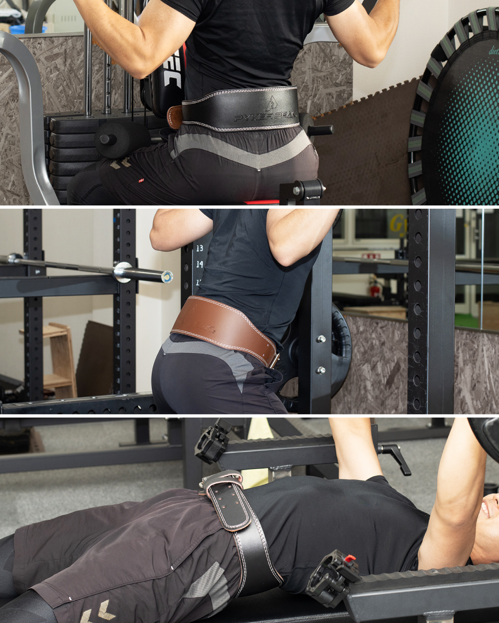 PYKES PEAK トレーニングベルト 女性 本革 筋トレ パワー