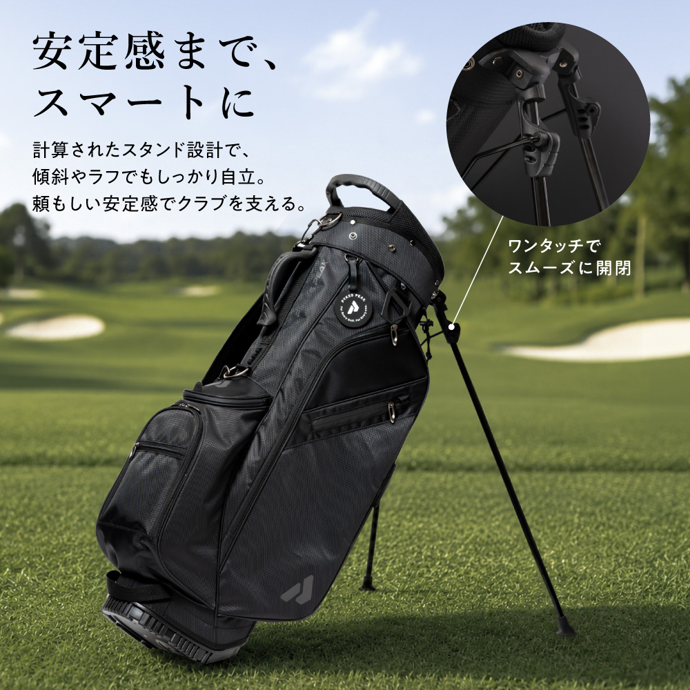 PYKES PEAK キャディバッグ（種類：スタンド式）｜ゴルフ用バッグ